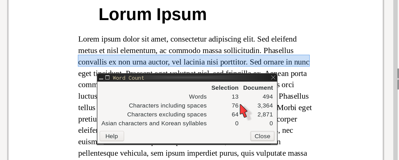 Example 2: Larger font and bigger margins