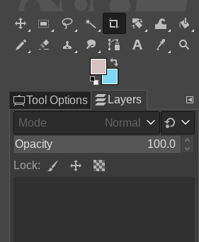 The Toolboxes in GIMP (left) & Krita (right) — select the tools you need from the toolbox. Believe it or not, I have never used many of those tools.